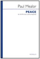 Peace SATB choral sheet music cover